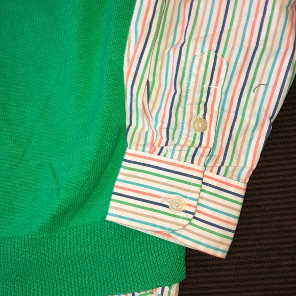TCP Children’s Place Striped Button Down Vest 7 8 - Picture 3 of 4